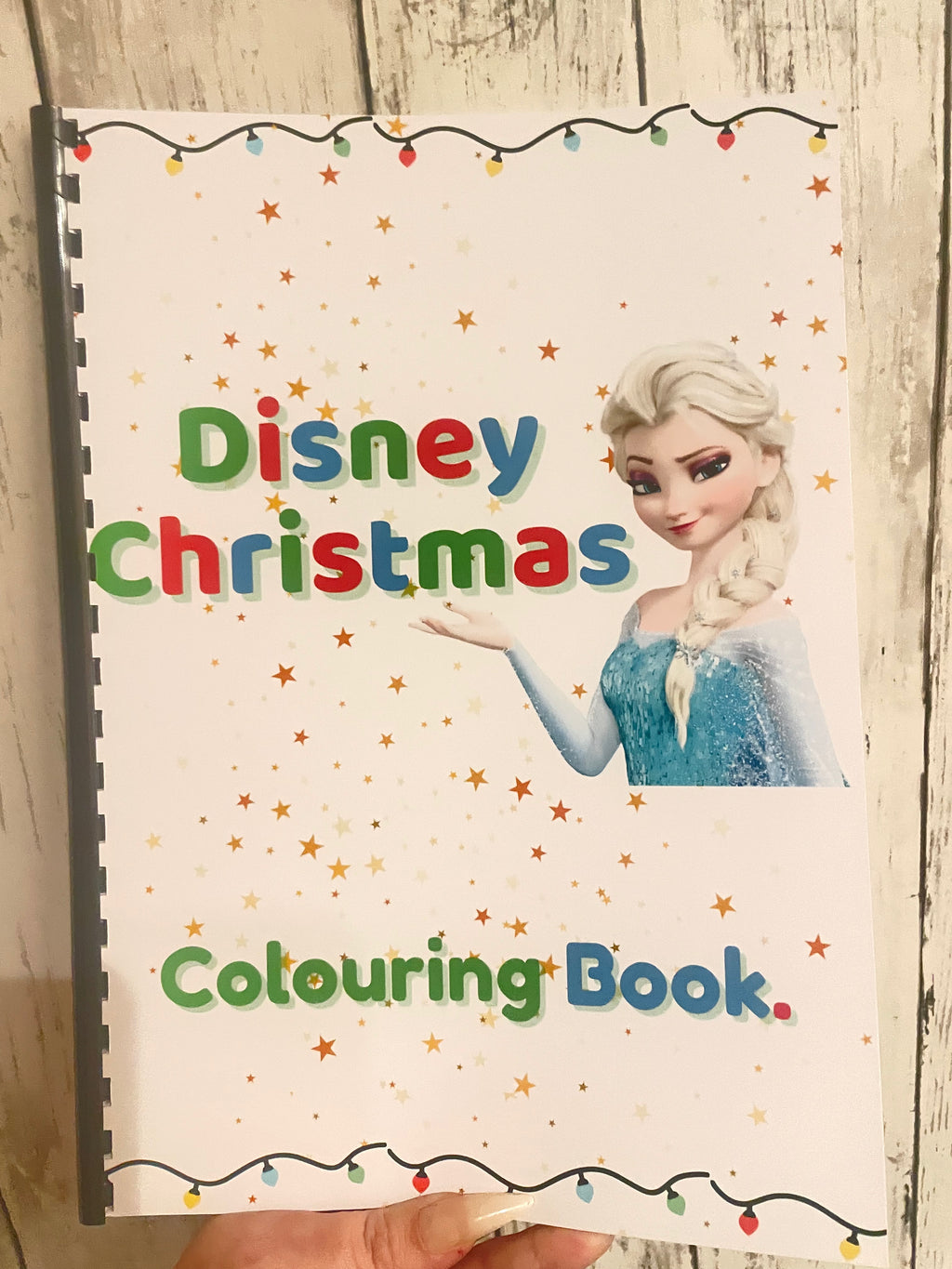 Christmas Disney Inspired Colouring Book – 25 Premium Pages on 120gsm Paper