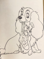 Christmas Disney Inspired Colouring Book – 25 Premium Pages on 120gsm Paper