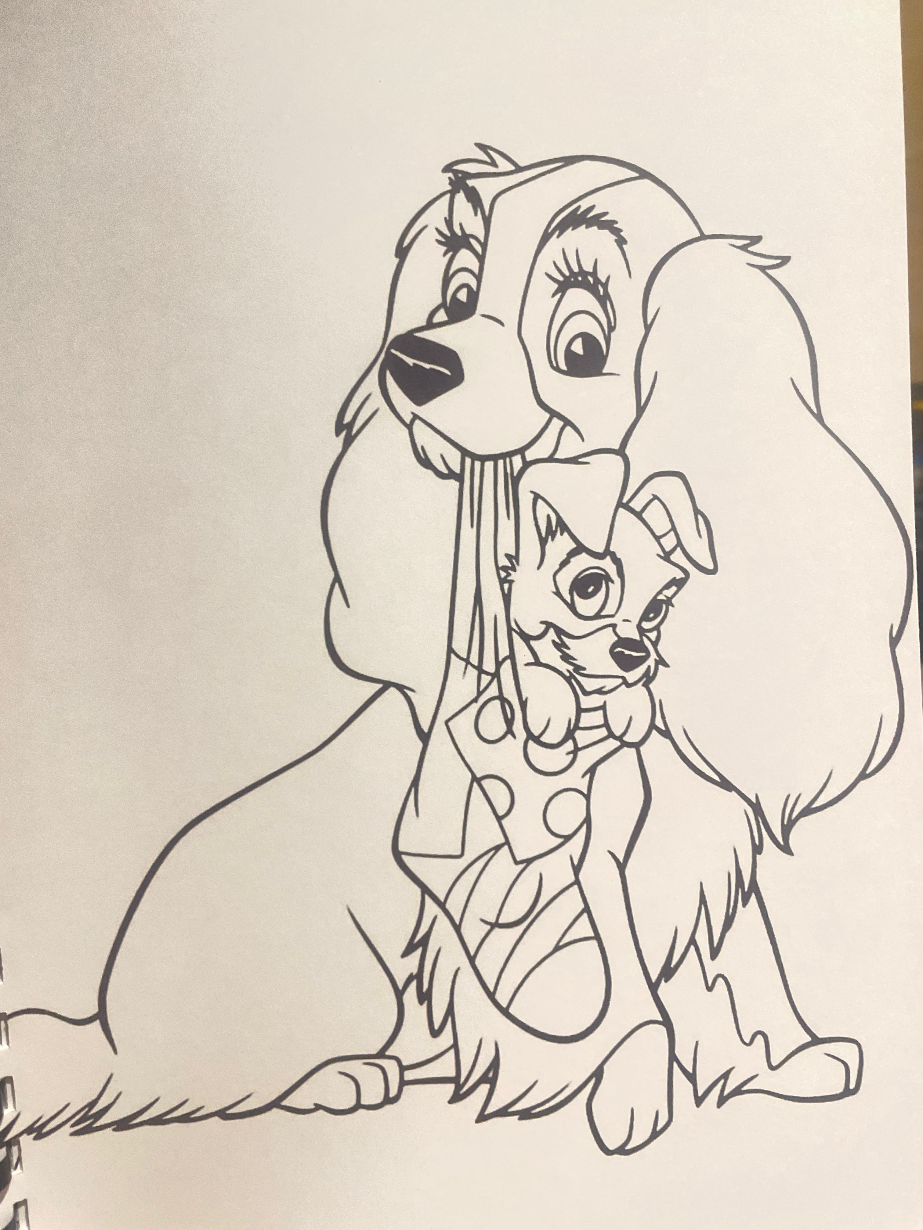 Christmas Disney Inspired Colouring Book – 25 Premium Pages on 120gsm Paper