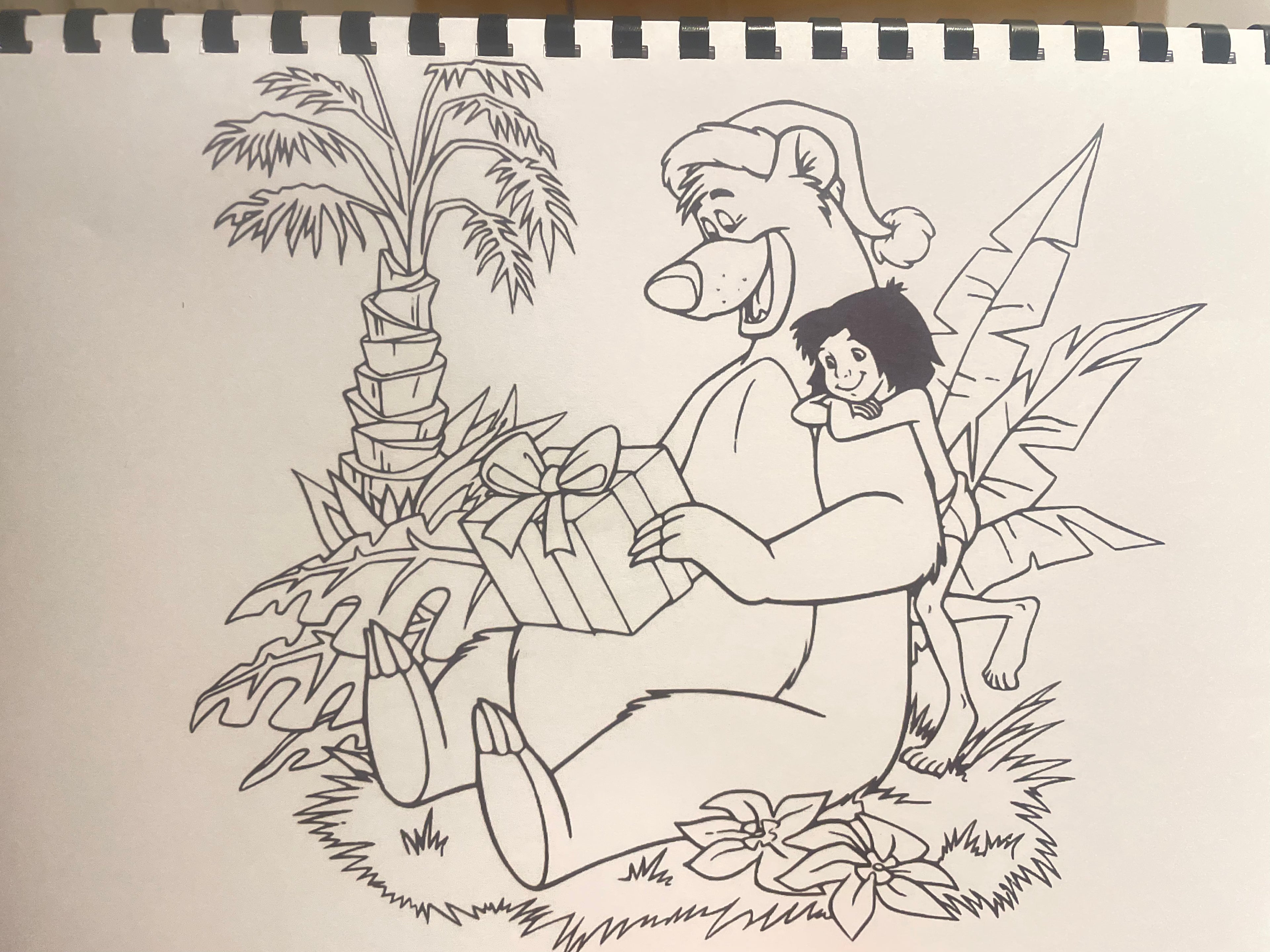 Christmas Disney Inspired Colouring Book – 25 Premium Pages on 120gsm Paper