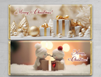 “Elegant Christmas chocolate wrapper designs featuring gold gifts, snowmen, and festive greetings in red and gold tones.”